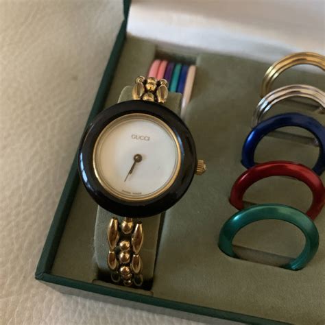 gucci g series ladies watch|gucci ladies watch interchangeable bezel.